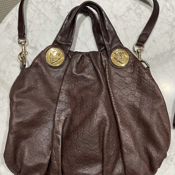 Gucci guccissima hysteria hobo & matching wallet